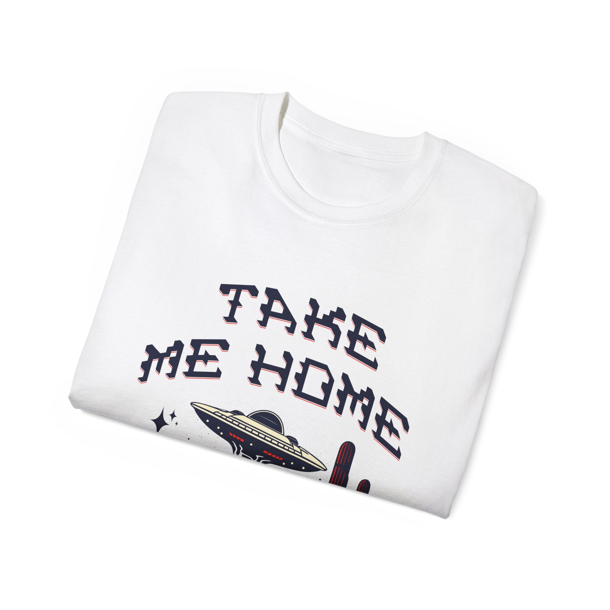 Take Me Home - Unisex Cotton Tee (Front) - Damned Threads